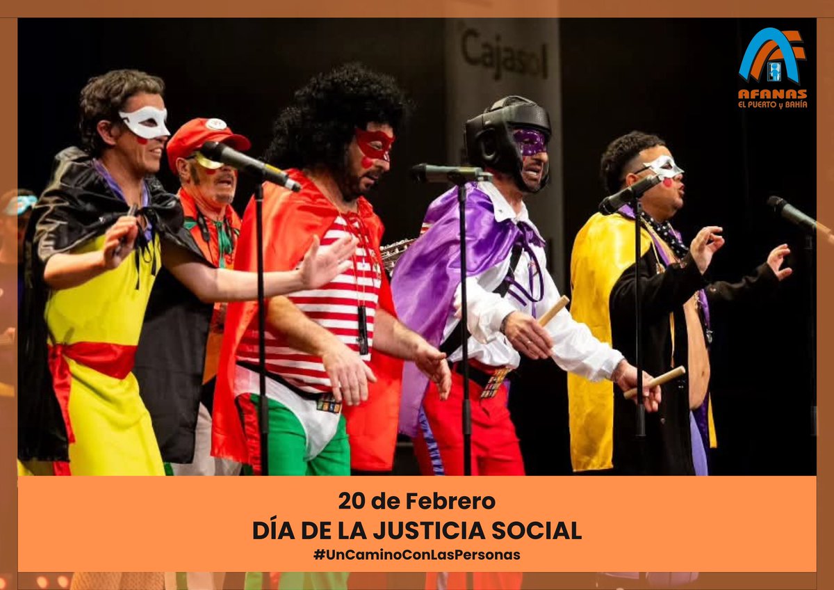 afanas_y's tweet photo. ⚖️ Día Internacional de la Justicia Social

La justicia social no trata de que todas las personas sean iguales, sino de que todas tengan las mismas oportunidades para vivir con dignidad y ejercer plenamente sus derechos.
 #CampañaUnCaminoConLasPersonas #AFANASPyB https://t.co/jAnwajF3NQ