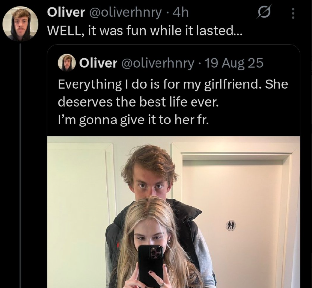 YOHAMI's tweet photo. Every man needs to love like this once to understand the lesson. https://t.co/23aMh5FSue
