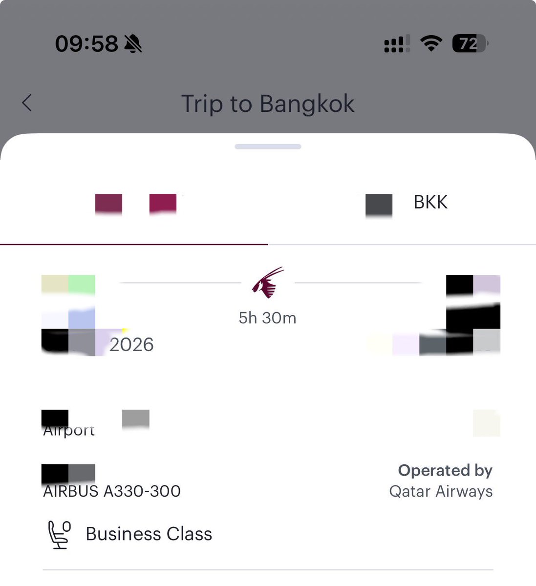 Wurde übrigens selbstverständlich auf Business Class upgegradet 🤭