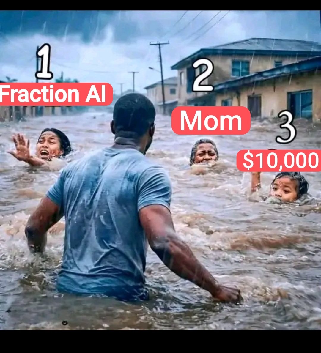 gentle_dan11's tweet photo. Good morning  @FractionAI_xyz 

Let's see who the real maxiss are 

Who are you saving first??

😂😂😂 https://t.co/kwrWJ4wq4r