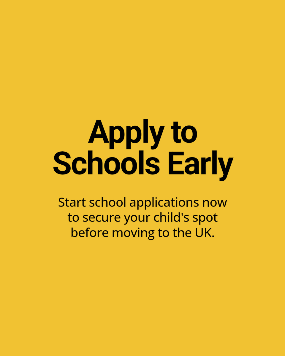 Moving to the UK with family? Apply to schools early. Plan ahead and lean on relocation experts. #HomeSearch #Schoolsearch #Shipping #visandImmigration #London #UK #Globalmobility #Relocation

Citrus Website citrusrelocation.com