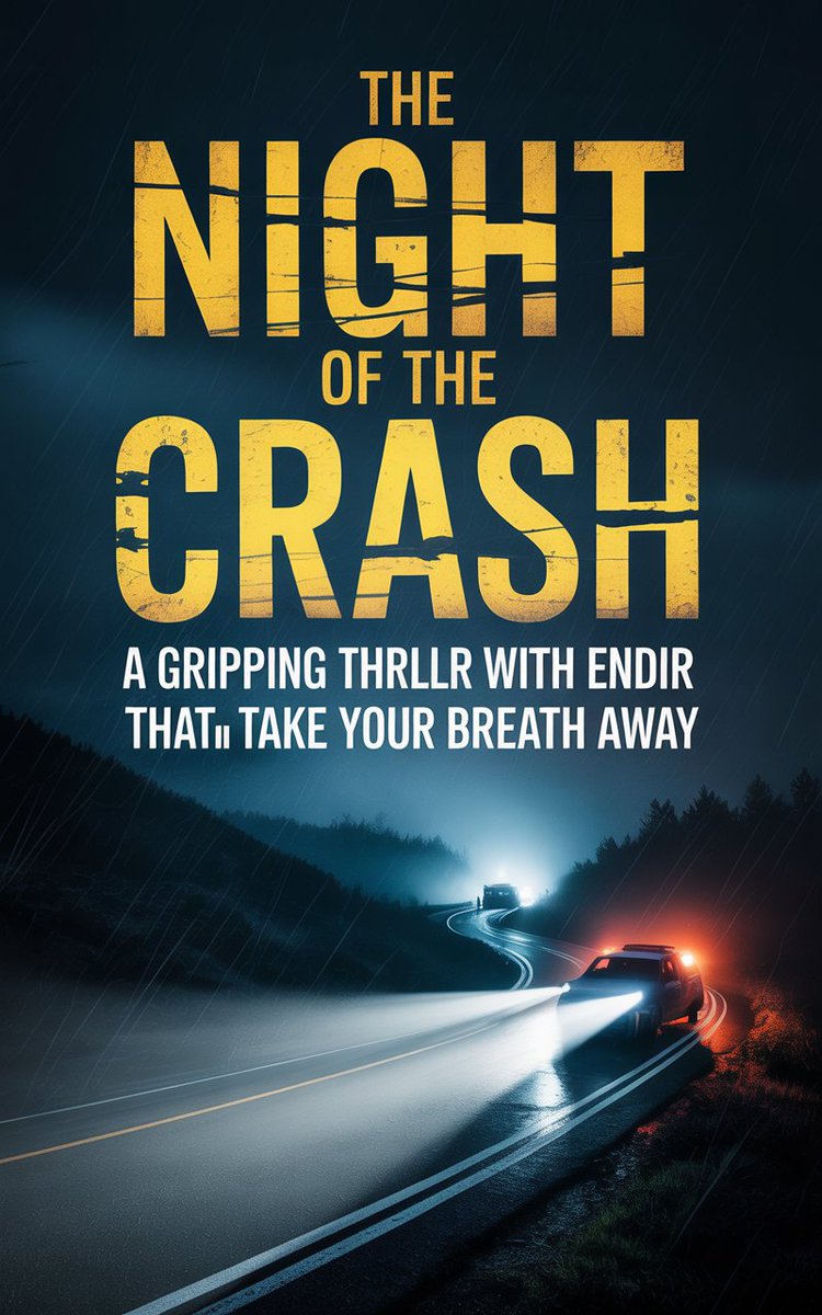 sensei89jirvv's tweet photo. The Night of the Crash: A gripping thriller with an ending that will take your breath away
Download.. Totally..Free https://t.co/KWWmDE48gk
#bookobsessed #fiction #readingtime #igreads #goodreads #readmorebooks #booktok #love #library #author #libri #literature #romancebooks https://t.co/tsxJZdCtFa