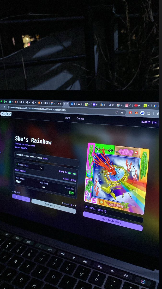 Just made a very smooth landing on <a href="/oddslaunchpad/">Odds 🪄</a>  🛸🛸
make your own NFT Easier, prove it! <a href="/artnesh/">Artnesh</a>
