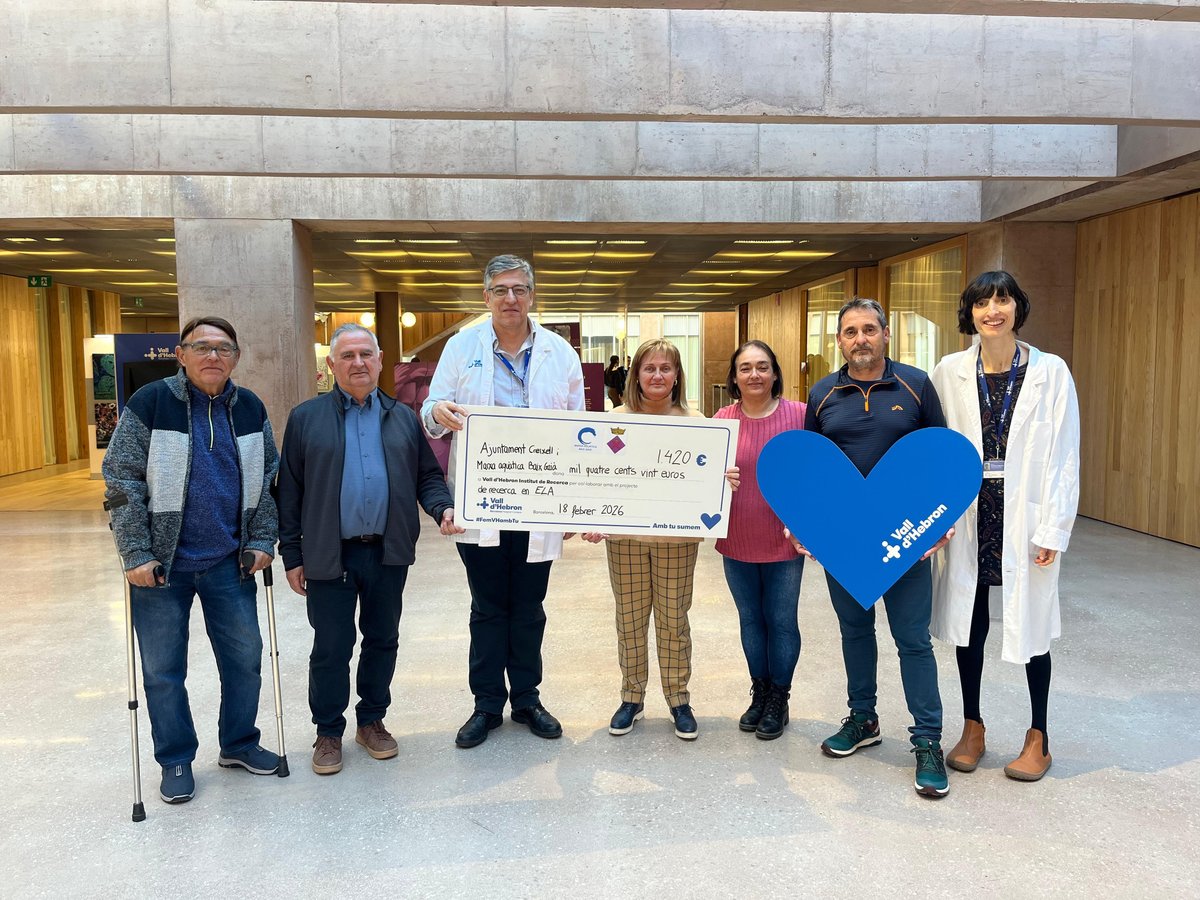 VHIR_'s tweet photo. L'@AjCreixell i l'Associació Marxa Aquàtica Baix Gaià han impulsat una marxa aquàtica que ha permès recaptar 1.420 € per a la recerca en #ELA del #VHIR.

Moltes gràcies per la vostra solidaritat! 💜 https://t.co/22oGTXYQIQ