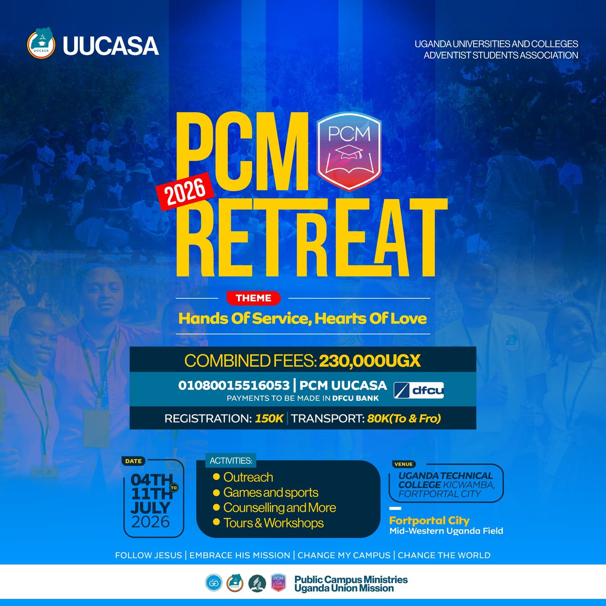 Public Campus Ministry of Uganda Union Mission tweet media