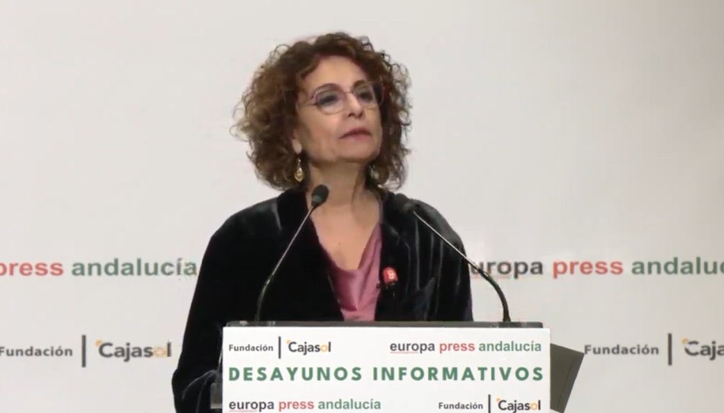 Muy bien <a href="/mjmonteroc/">María Jesús Montero</a> reivindica "un Estado del Bienestar reforzado como antídoto ante la ola de malestar que recorre el mundo y amenaza los cimientos de la democracia" #EPDesayunoMontero
