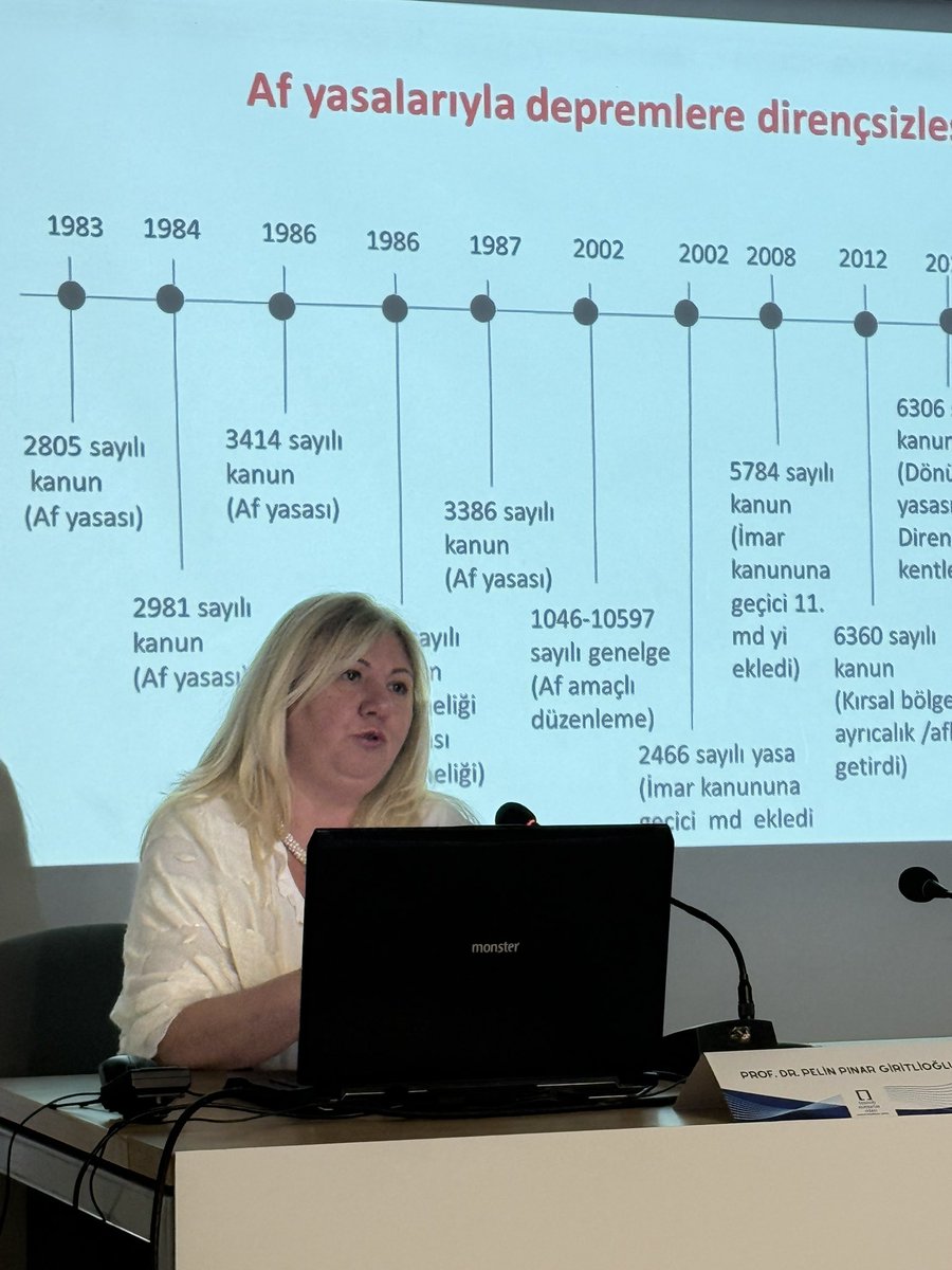 mimarist_org's tweet photo. Prof. Dr. Pelin Pınar Giritlioğlu, afet planlaması ve mekansal politikalar üzerine kapsamlı bir çerçeve sunuyor, “Afet Planlaması Ekseninde Kentsel, Mekansal Politikalar ve Mevzuat” başlıklı sunumunu paylaşıyor. https://t.co/IJR6vFpDkt