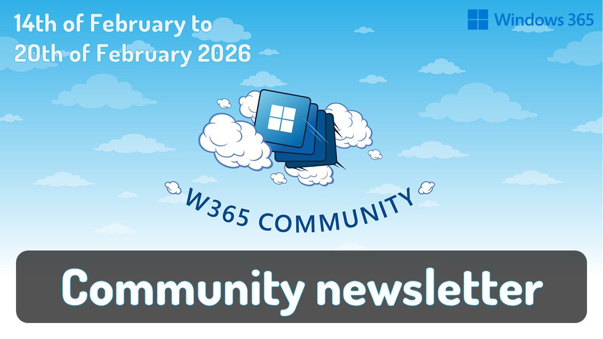 W365 Community tweet media