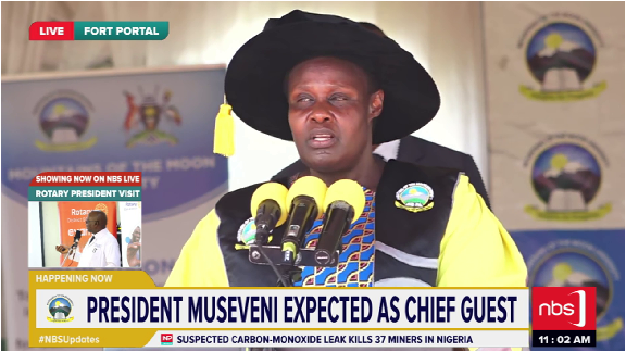 nbstv's tweet photo. H. E. @jessica_alupo: I encourage the graduands to be innovative and creators of jobs and be in a position to employ others because the current government jobs cannot absorb all of them.
#18thMMUgraduation #Heightsforprogress #NBSUpdates https://t.co/YRSwAKxPrh
