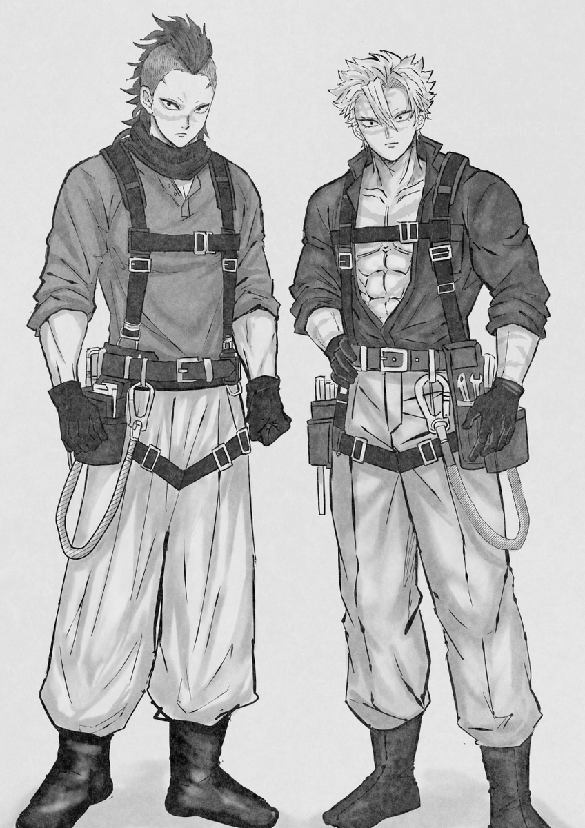 🍃＋🍉 現パロIF／足場屋みたいな