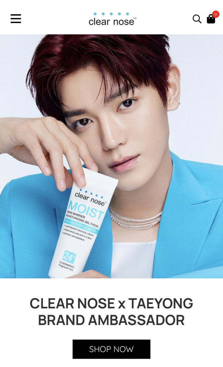 CLEAR NOSE x TAEYONG 
BRAND AMBASSADOR

หาซื้อได้หลากหลายช่องทาง
💙 clearnose.com
🩶7-Eleven • Watsons • CJ • Eveandboy • Konvy

ฝากแวะกดไลก์บน instagram และfacebook
🩵 instagram.com/p/DU-VVWSEYOC/…

#CLEARNOSExTAEYONG