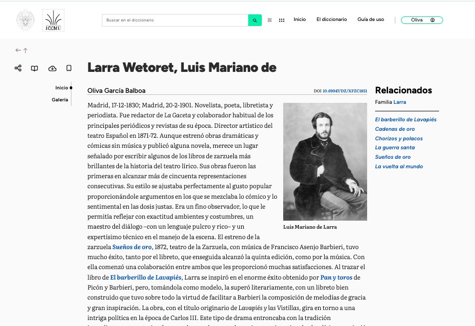 #EfeméridesMusicales en diccionariodelazarzuela.es
Luis Mariano de Larra falleció un día como hoy de 1901🪦 
Autor, entre otras obras, del libreto de "El barberillo de Lavapiés", estrenada en 1874 en <a href="/TeatroZarzuela/">TeatrodelaZarzuela</a>