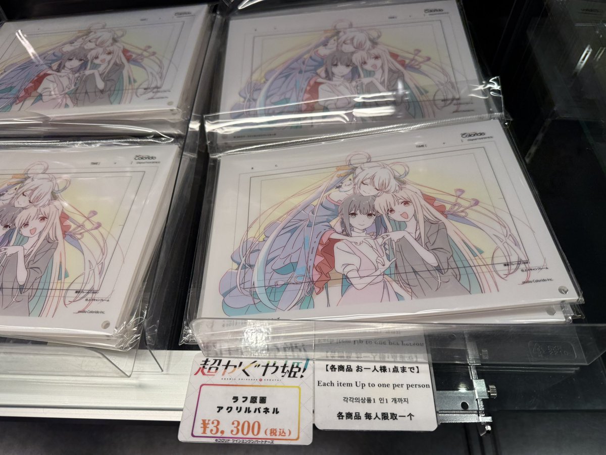 18時現在、gdcs超かぐや姫！物販コーナーのクリアファイルは完売して