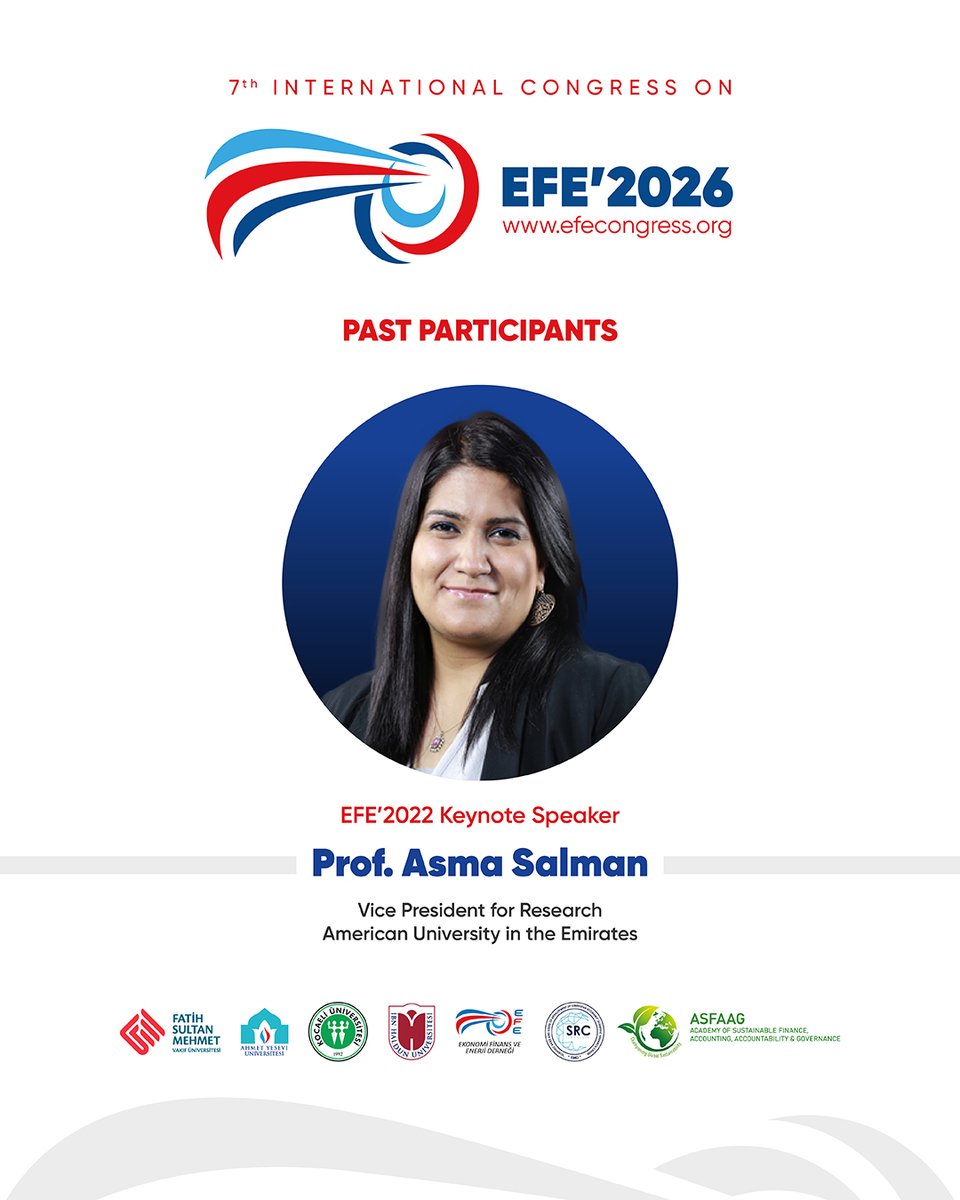 efecongress's tweet photo. 📌 Previous Participants Series
Highlights from past EFE Congress editions.
We look forward to welcoming you at EFE’2026 (11–12 June 2026) in Istanbul, Türkiye.
🌐 https://t.co/fOTSEgDyaP
#EFE2026 #Economics #Finance #Energy https://t.co/hf6U4gAJoT