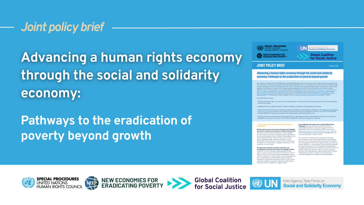 ILO Cooperative, Social and Solidarity Economy tweet media