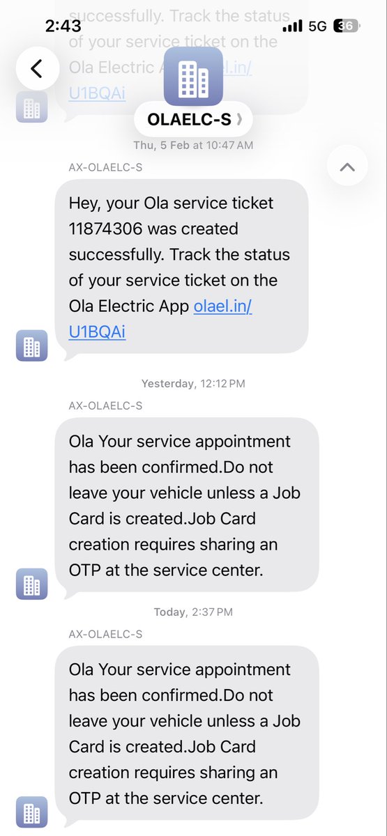 jubervhora20's tweet photo. @OlaElectric Any update on this Ola ?
My vehicle having problem since 1st February, booked home service.
Still no any update 
@bhash 
What is the benefit of Ola care + ?
If Ola is not providing service / repair? https://t.co/yOtkW4Vjjo