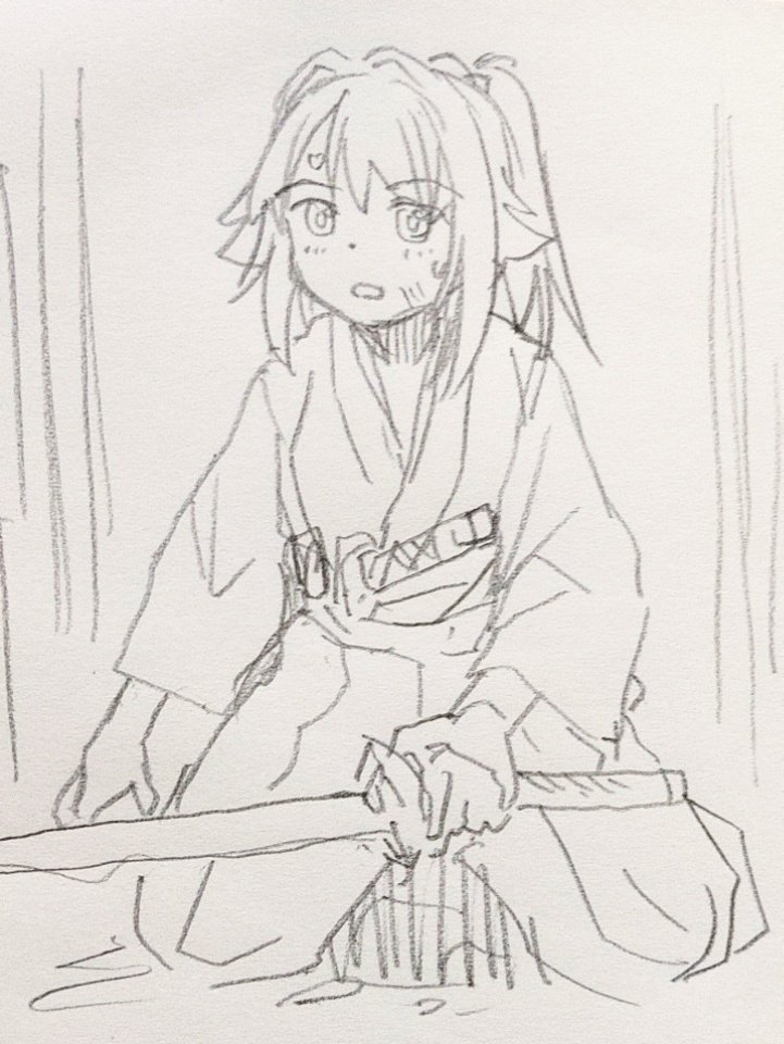 抜く前ばかりだった #これを見た人は我に続いて剣を抜け 