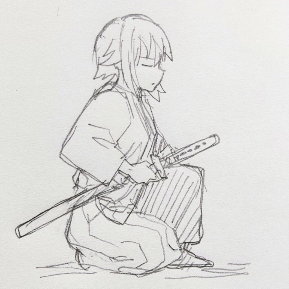 抜く前ばかりだった #これを見た人は我に続いて剣を抜け 