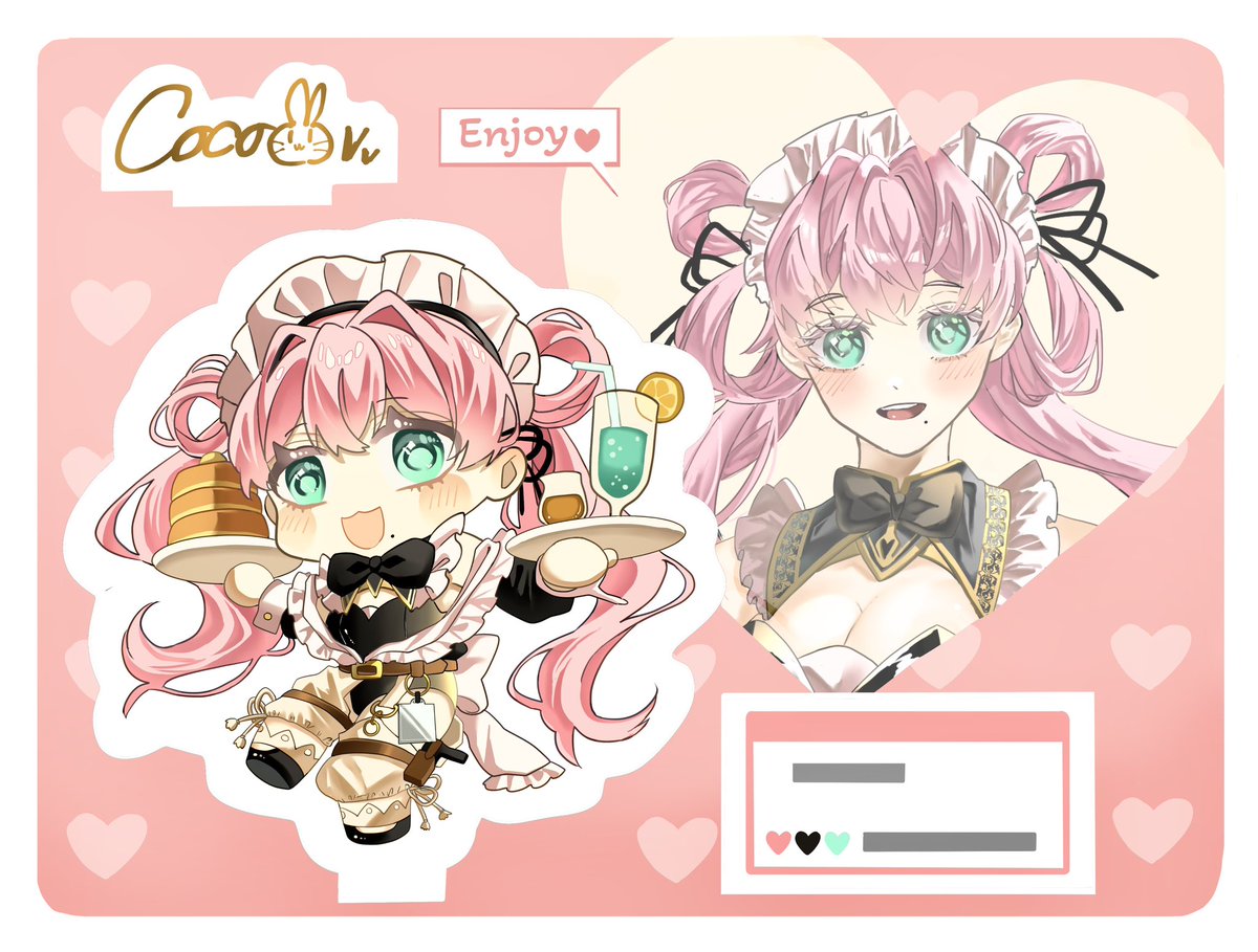 oc メイドさんのミニアクスタ想定してたやつ