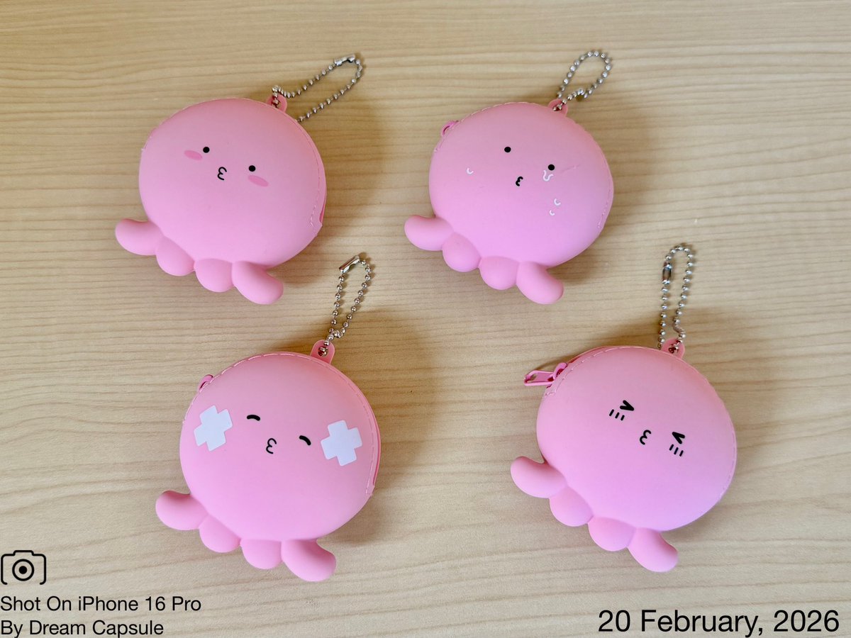 🌟新入荷ガチャ商品プレゼントCP🌟

きみの小物を収納するっピ！🐙🩷
「タコピーの原罪 タコピーシリコンポーチ」

フォロー&amp;RP(RT)していただいた方の中から抽選で2名様に全4種セットをプレゼント🎁
ドリカプへの入荷日とキャンペーン詳細は↓

#ドリームカプセル #ガチャ専門店