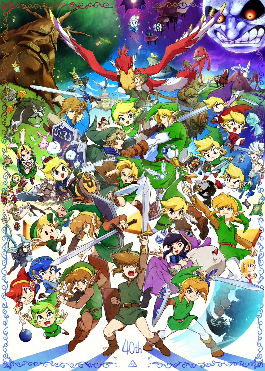 40주년 축하합니다~~~

#ゼルダの伝説40周年 #Zelda40th