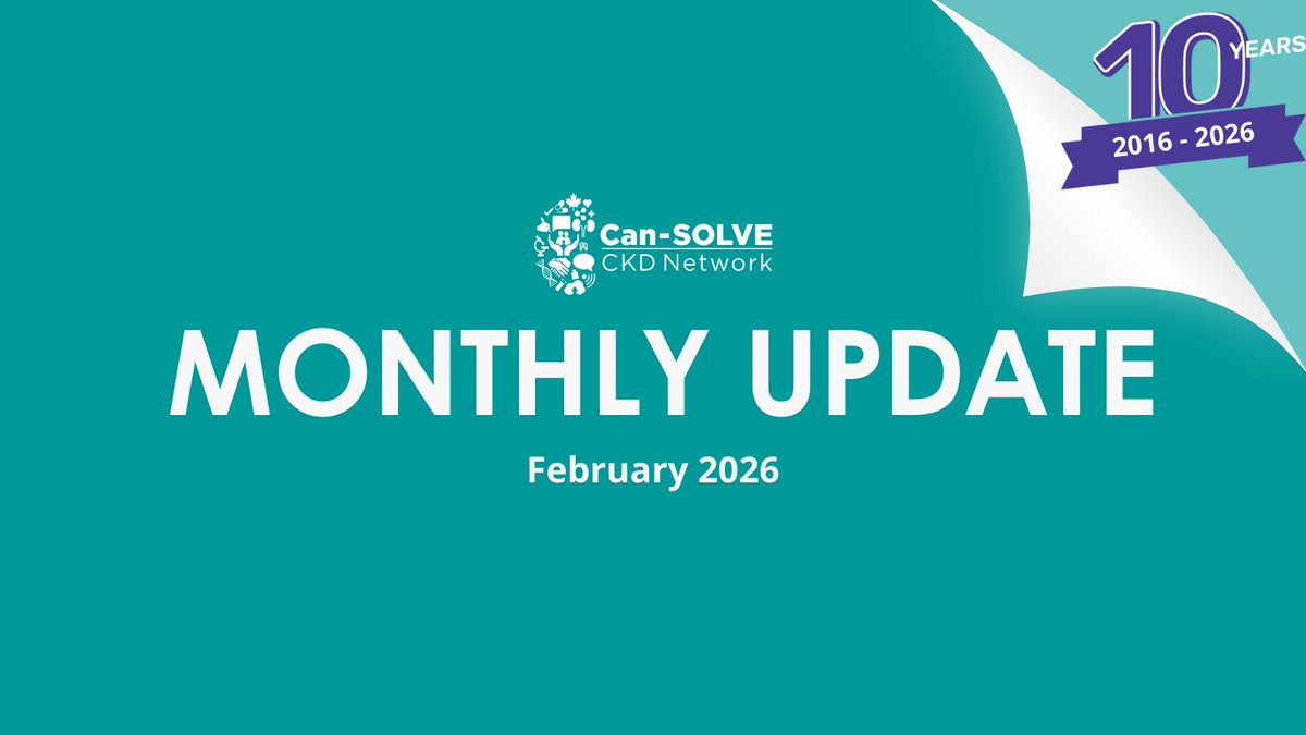 Can-SOLVE CKD Network - Le réseau Can-SOLVE CKD tweet media
