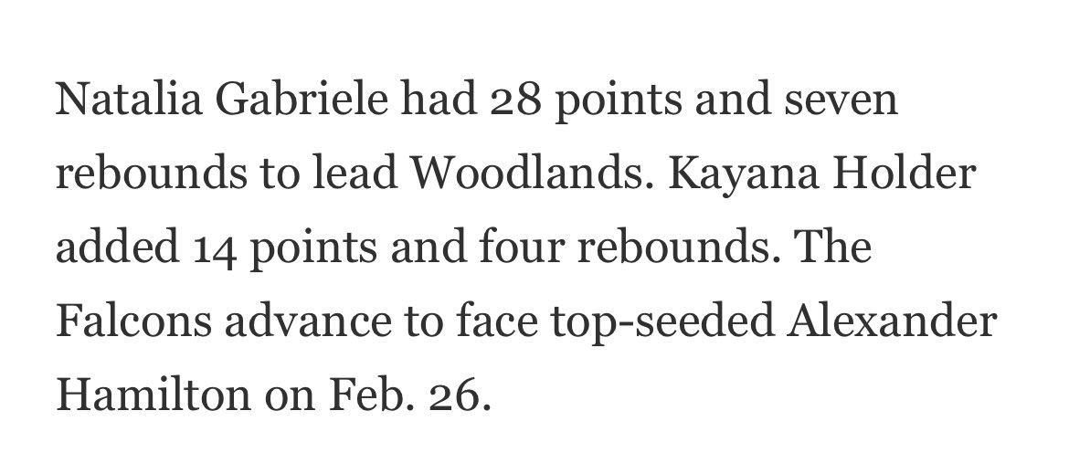 Good win over Rye Neck last night! Now we’re onto the next game! Let’s go!!