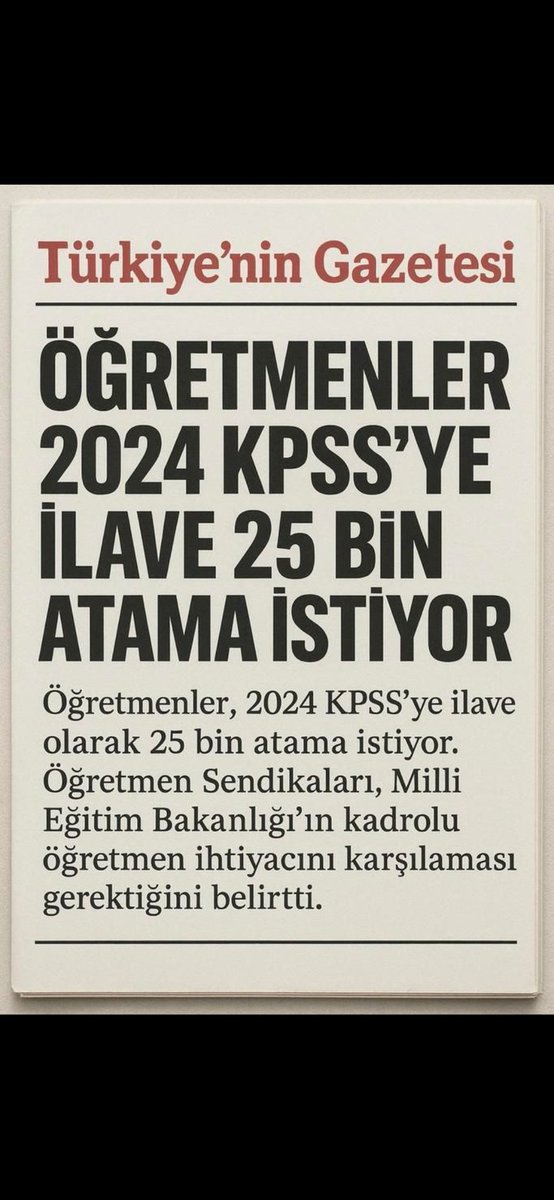 Mervee136394's tweet image. 2024 kpssde derece yapmış olmasına rağmen mağdur edildiği için ek atama isteyen öğretmenleriz.Puan geçerliliği ve 25 bin ek atama için kanun teklifi hususunda desteklerinizi bekliyoruz.
#2024KPSS
@PrfDrFilizKilic @erkanakcay45 @oktay_saral @hasandogan @dbdevletbahceli