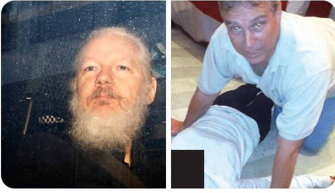 Julián Assange, paso más de 5 años en una prisión del reino unido.
El ex príncipe andrés, 9 horas