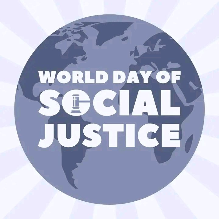 WORLD DAY OF SOCIAL JUSTICE 2026.

On 26th November 2007, <a href="/UN/">United Nations</a> through resolution (A/RES/62/10) declared that, starting from the sixty-third session of the General Assembly, 20th February will be celebrated annually as the World Day of Social Justice. 

<a href="/ilo/">International Labour Organization</a> <a href="/antonioguterres/">António Guterres</a>