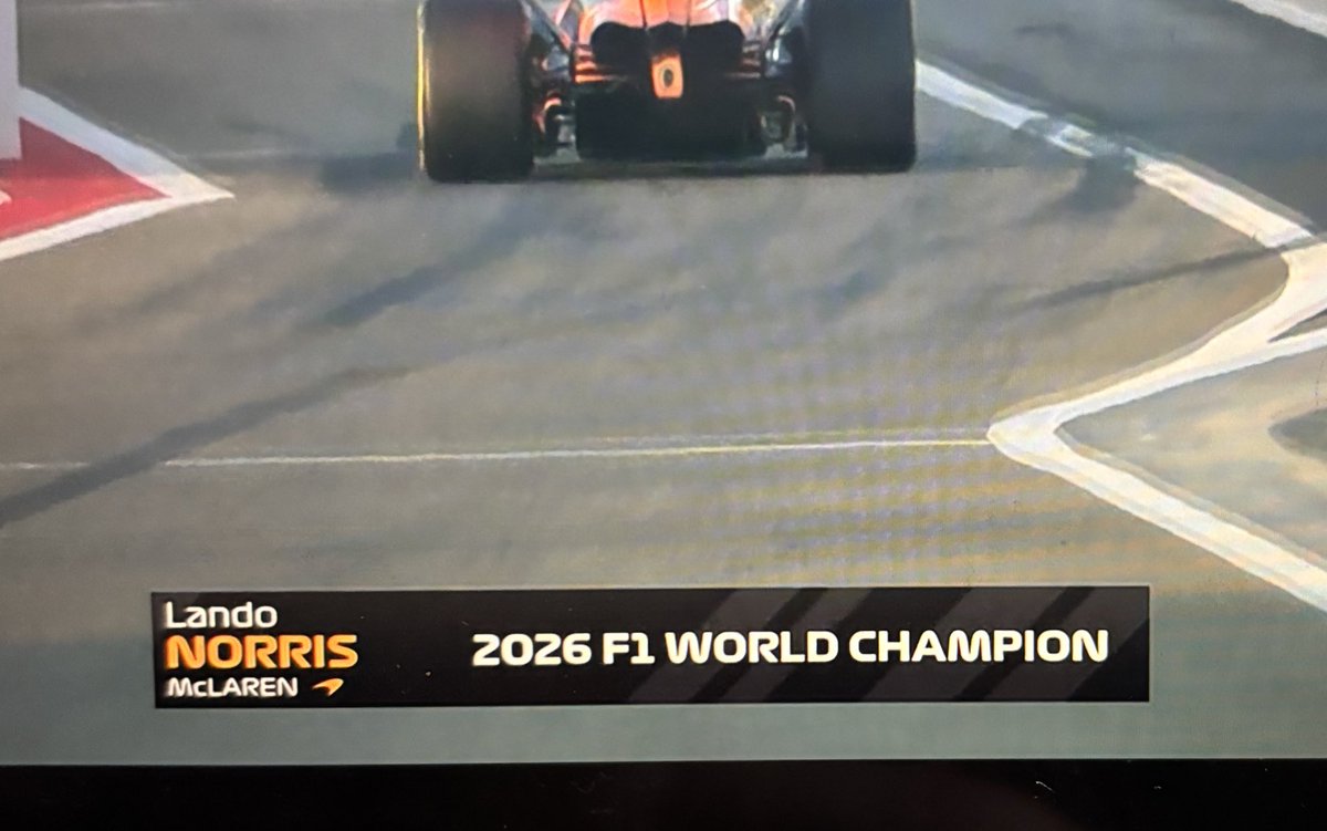 lnfourss's tweet image. LANDO NORRIS 2026 F1 WORLD CHAMPION YOU SAW IT HERE FIRST