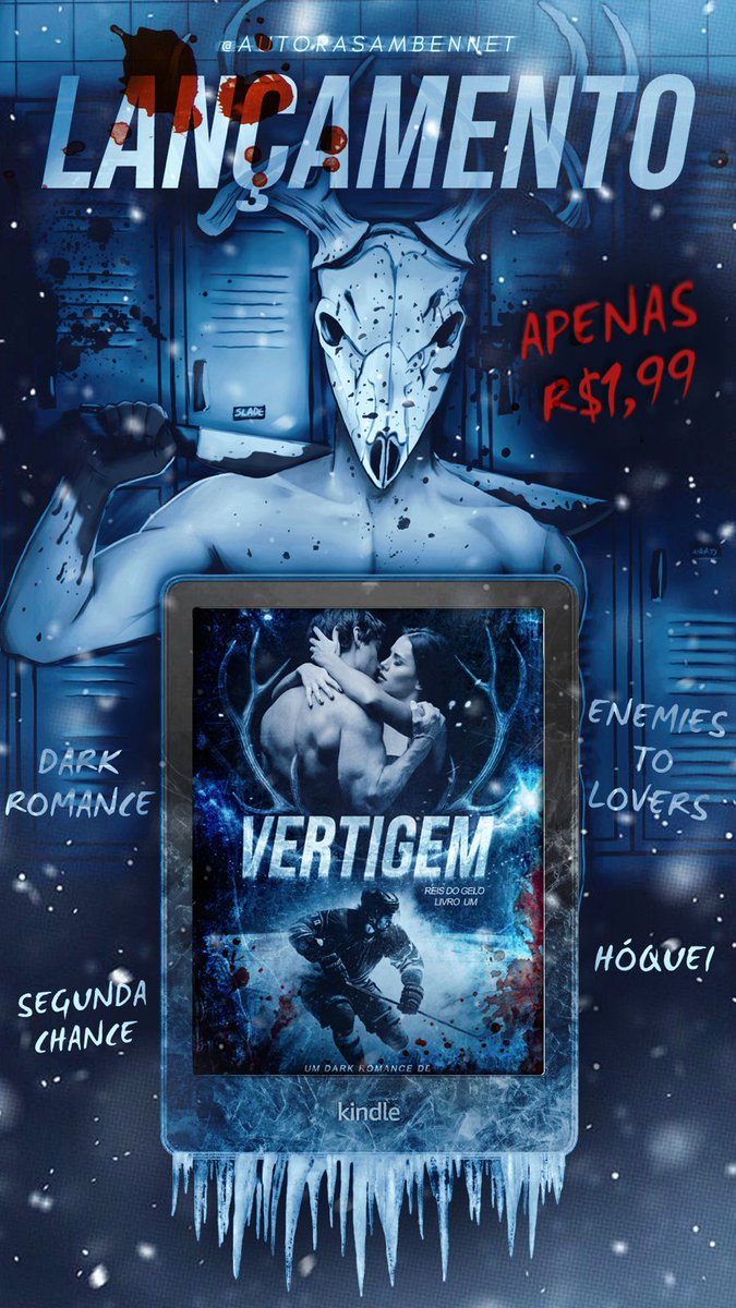 Fabiibookss's tweet photo. 🚨| ALERTA DE LANÇAMENTO! O INFERNO CONGELOU🏒💙

VERTIGEM — AUTORA SAM BENNET. ( JÁ DISPONÍVEL NA AMAZON!!) 

PEGUE AQUI: https://t.co/7EFZOlJbdH

#DarkRomance #VideoViral #VERTIGEM https://t.co/mkoT378rMW
