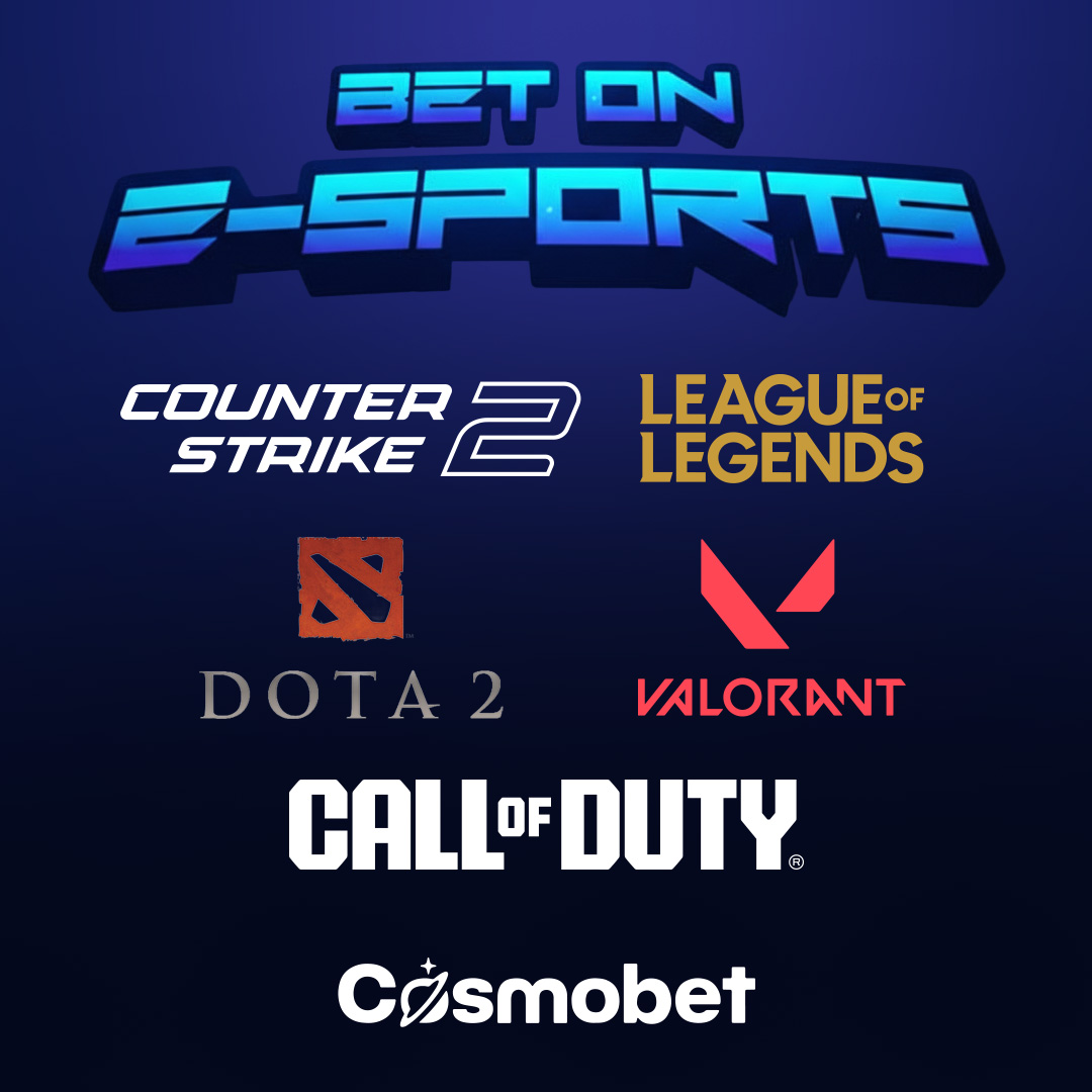 🎮 E-Sports Arena 🎮
 
CS2 💣
League of Legends 🧙‍♂️
Dota 2 🛡️
Valorant 🎯
Call of Duty 🔫
 
Which of these are you placing your bets on? 🎯👀