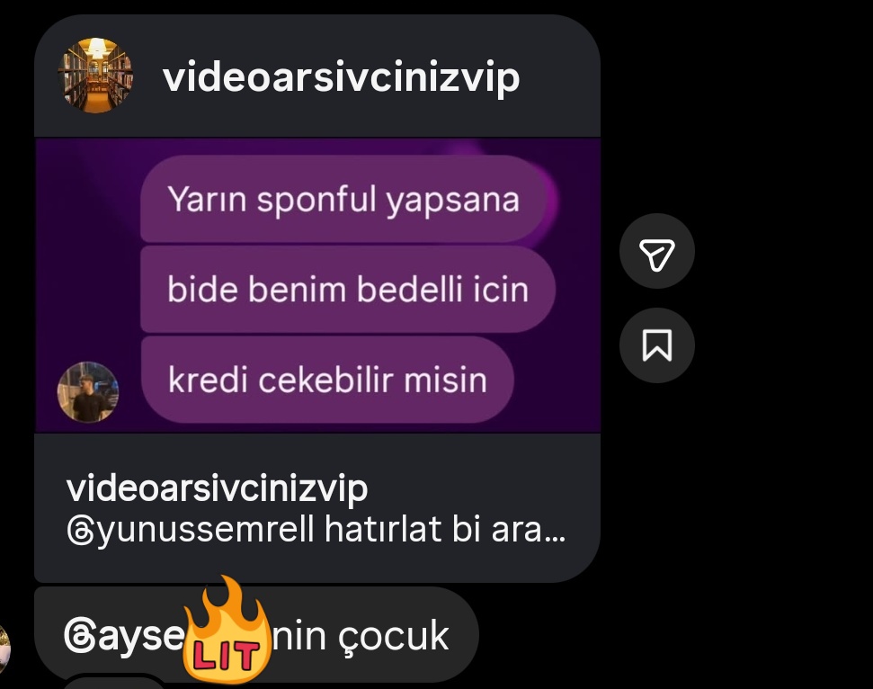 iyi ki oglana borc verip kredi kartimizi kullandirdik adimiz cikti