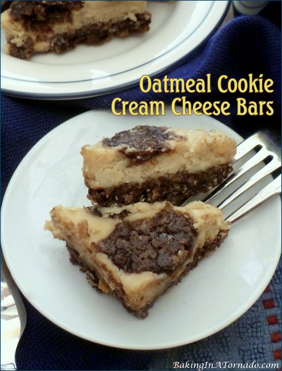 BakngInATornado's tweet image. Oatmeal Cookie Cream Cheese Bars
Not super #sweet, these bars make a great #snack or #dessert.
#RECIPE –&amp;gt; bakinginatornado.com/2026/02/a-whol…
PIN –&amp;gt; pinterest.com/pin/8479440548…
#easyrecipes #recipeoftheday #family #recipes #yummy #delicious #food #treat #chocolate #baking