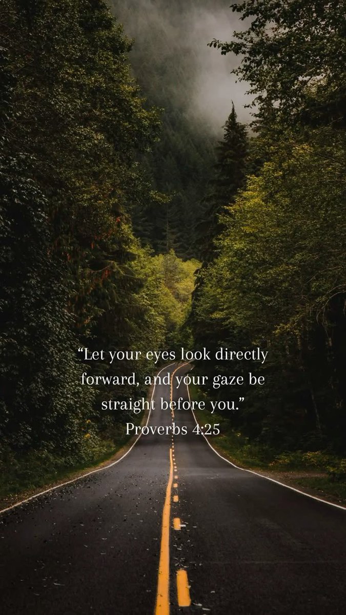 "Let your eyes look directly forward, and your gaze be straight before you." — Proverbs 4:25
•
Good morning from the OATH desk, yall! I found myself back in Proverbs this morning, and in 4:25, Solomon gives us all some amazingly valuable advice. In the grand scheme of things,
