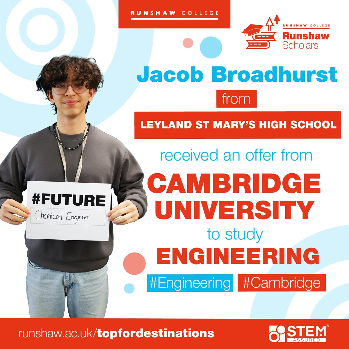 Runshaw College tweet media