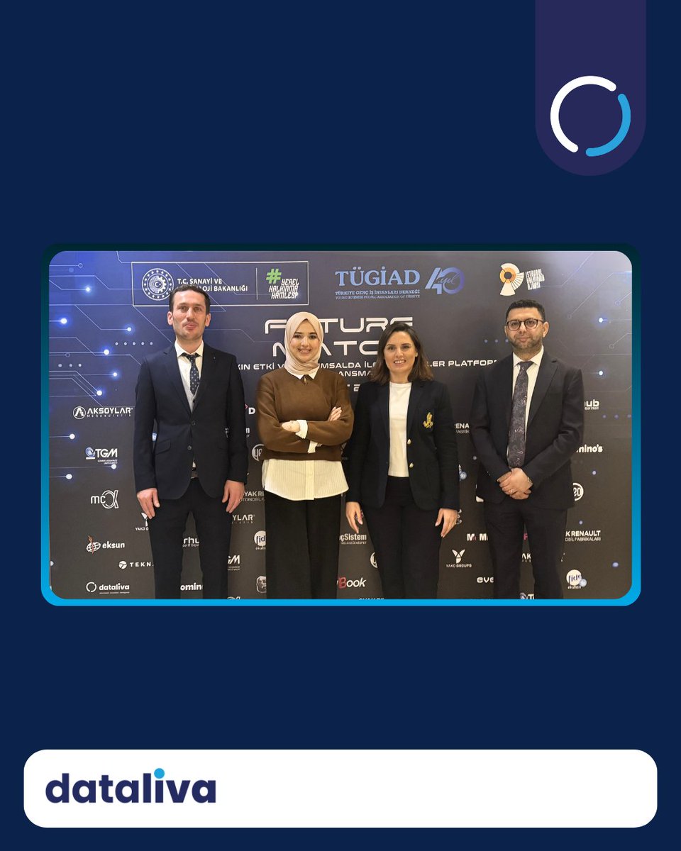 dataliva's tweet photo. TÜGİAD koordinasyonunda ve İstanbul Kalkınma Ajansı desteğiyle yürütülen
“Girişimde Yakın Etki ve Kurumsalda İleri Çözümler Platformu” – Future Match açılış lansmanında katılımcı kuruluş olarak yer aldık.
#FutureMatch #TÜGİAD #İstanbulKalkınmaAjansı #Açıkİnovasyon #İşBirliği https://t.co/wmqO1b6mXD