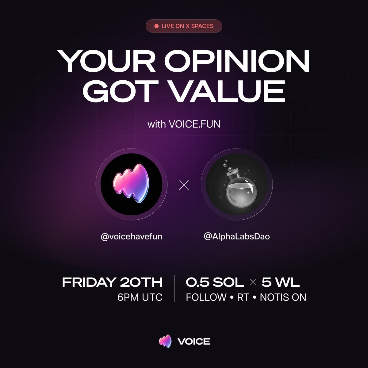 VOICE (opinion arc) tweet media