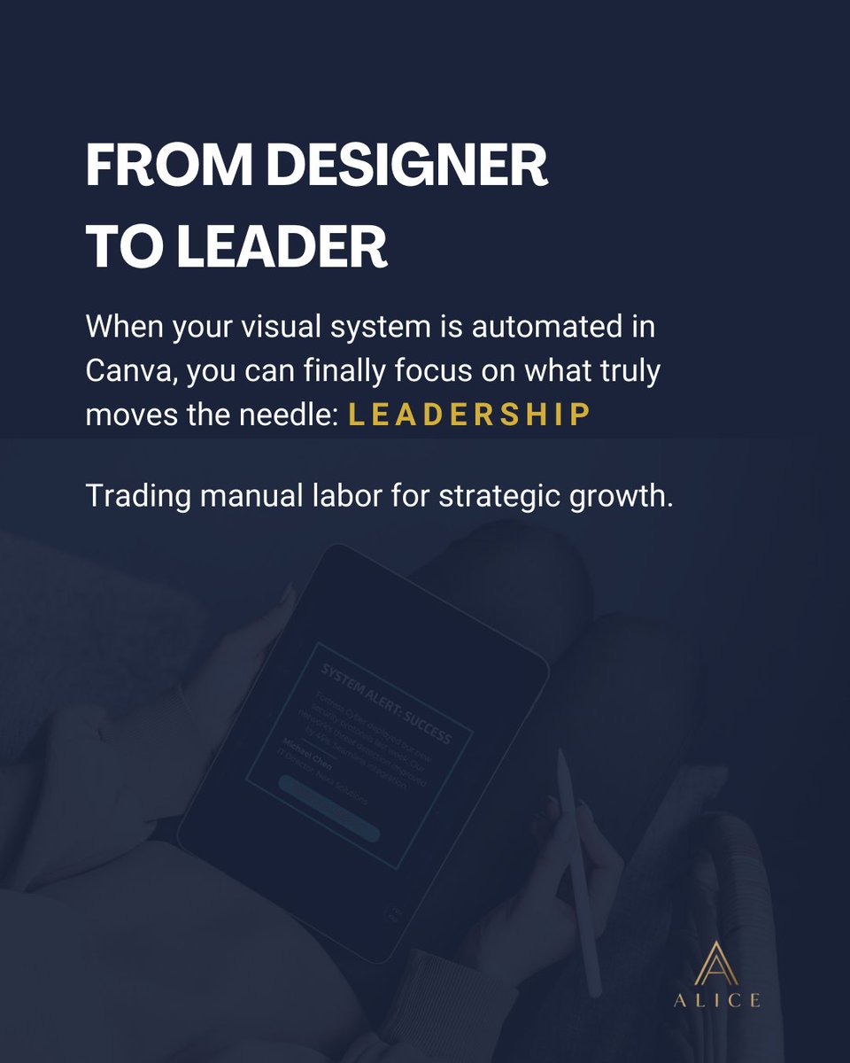 AliceArarau29's tweet image. Stop fighting with Canva. It's Friday. 🛑
​Lock your Visual System NOW for:
✅ Zero Monday fatigue.
✅ Instant consistency.
✅ More time for strategy.
​Systematize your visuals. You deserve the rest. 🛡️
​Portfolio in Bio. 🧵
​#VisualAuthority #DesignSystems #Canva