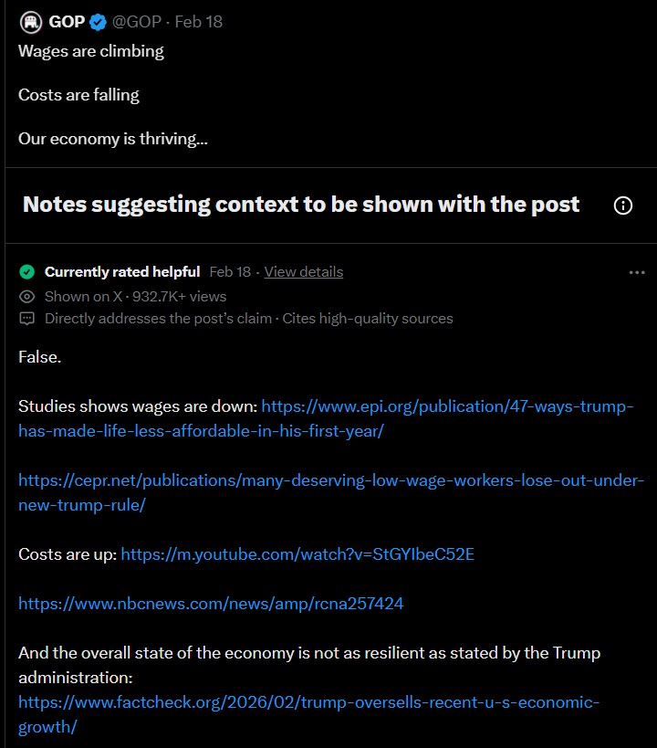 Republicans trying to rewrite history... again.

They're crashing the economy... again.
...raising prices for consumers AGAIN.
...putting billionaires before workers AGAIN.

No jobs for people who want to work, yet the owner of this platform got nearly $300 BILLION richer in a yr