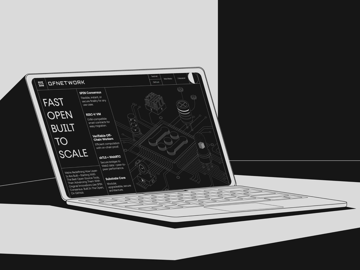 Bear markets are for deepening research on quality projects building from scratch.🔎

That’s why I’m excited about QF Network - now live on mainnet after ≈ 2y of building.

New dapps on <a href="/theqfnetwork/">QF Network</a> are already being built.

Most interesting quote why they chose QF Network: