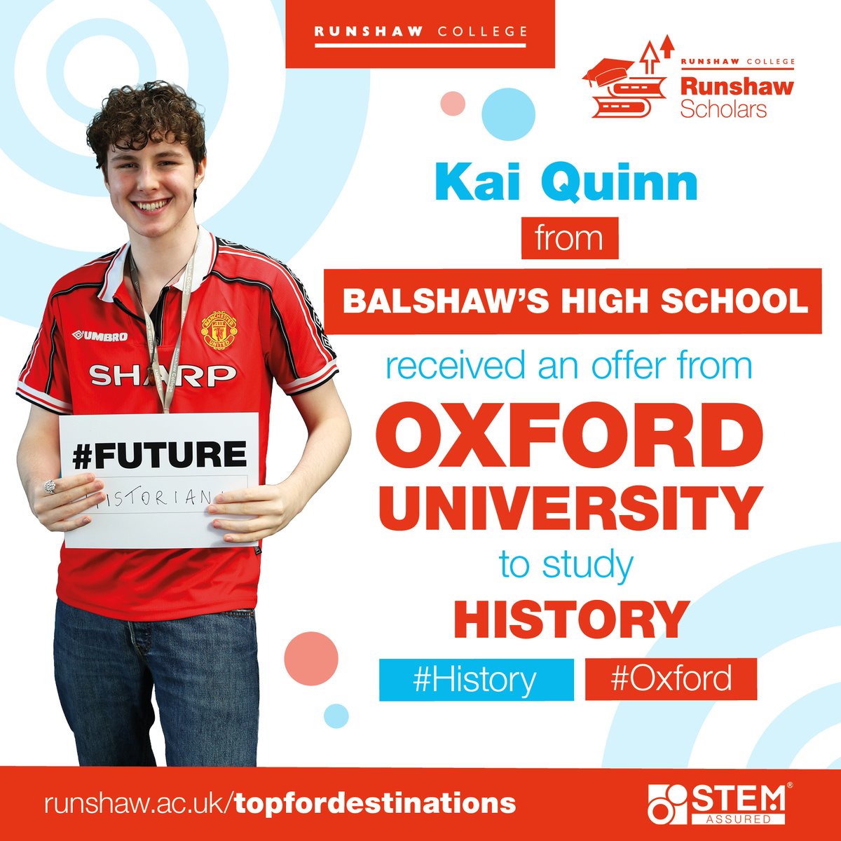 Runshaw College tweet media