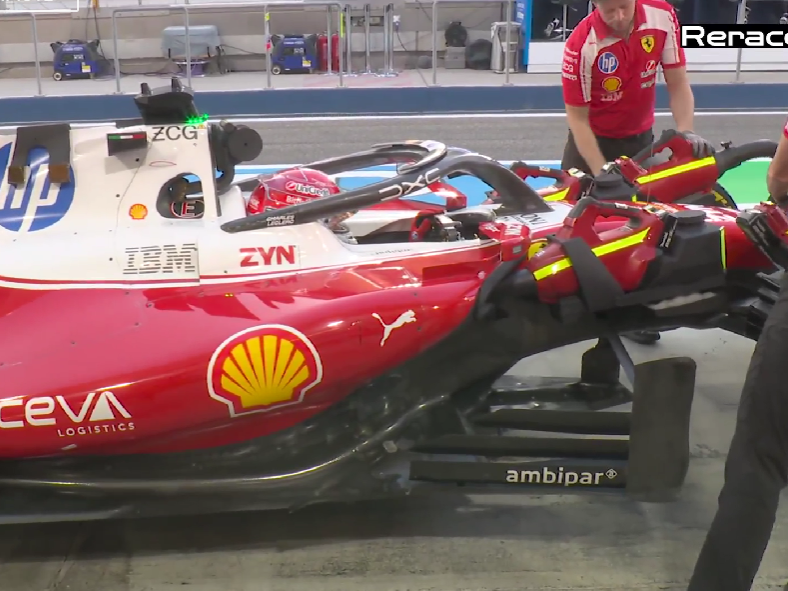 MsportXtra's tweet photo. #F1 #HappyTesting Charles Leclerc just went a bit quicker and set a 1:33.162 in the Ferrari. #MsportXtra @JBMotorsportsX https://t.co/L4oo4TNxCF