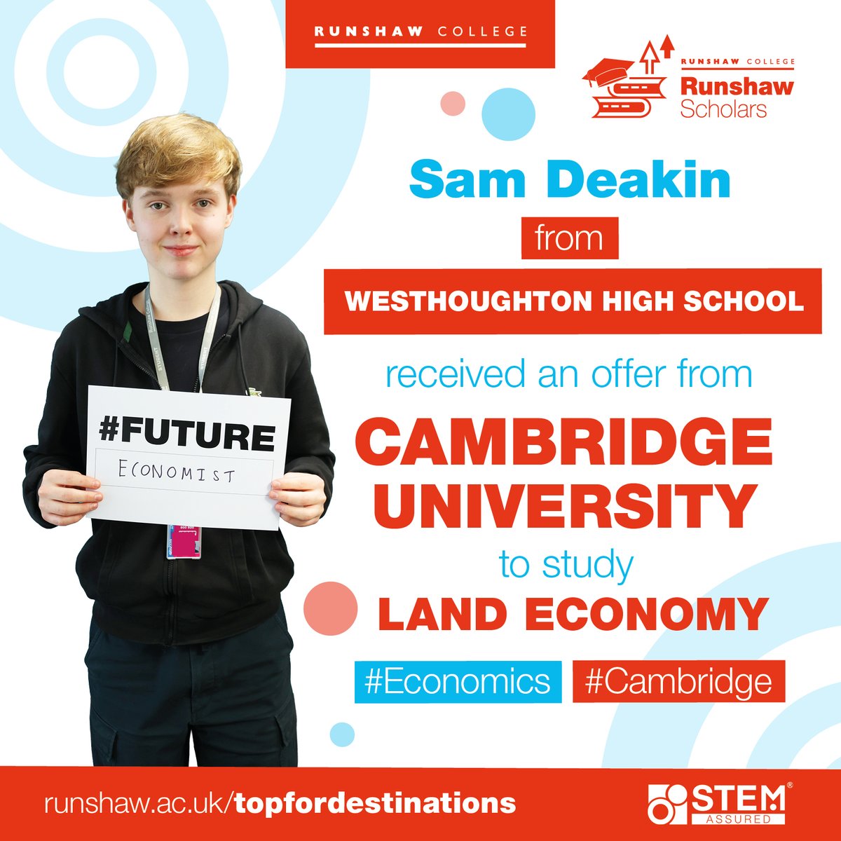 Runshaw College tweet media