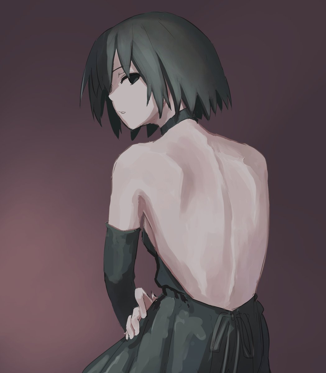 217日目
今日は背中でした
背骨の凹凸が面白い
#忍野扇 #ワンドロ