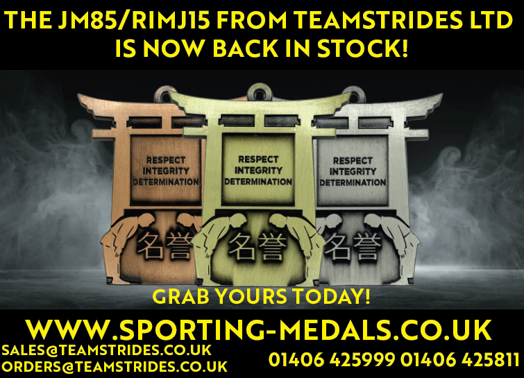 TeamStridesLTD's tweet photo. RESPECT - INTEGRITY - DETERMINATION

The JM85/RIMJ15 medals are now back in stock.

For enquiries or to place an order please don't hastate to contact us!

#Judo #judomedals #judoka #judocompetition #britishjudo #BJC #BJA #judoclub https://t.co/qOrlm3UR5E