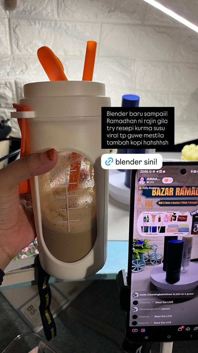 Grab cepat blender best ni: s.shopee.com.my/9KckFHBAlc