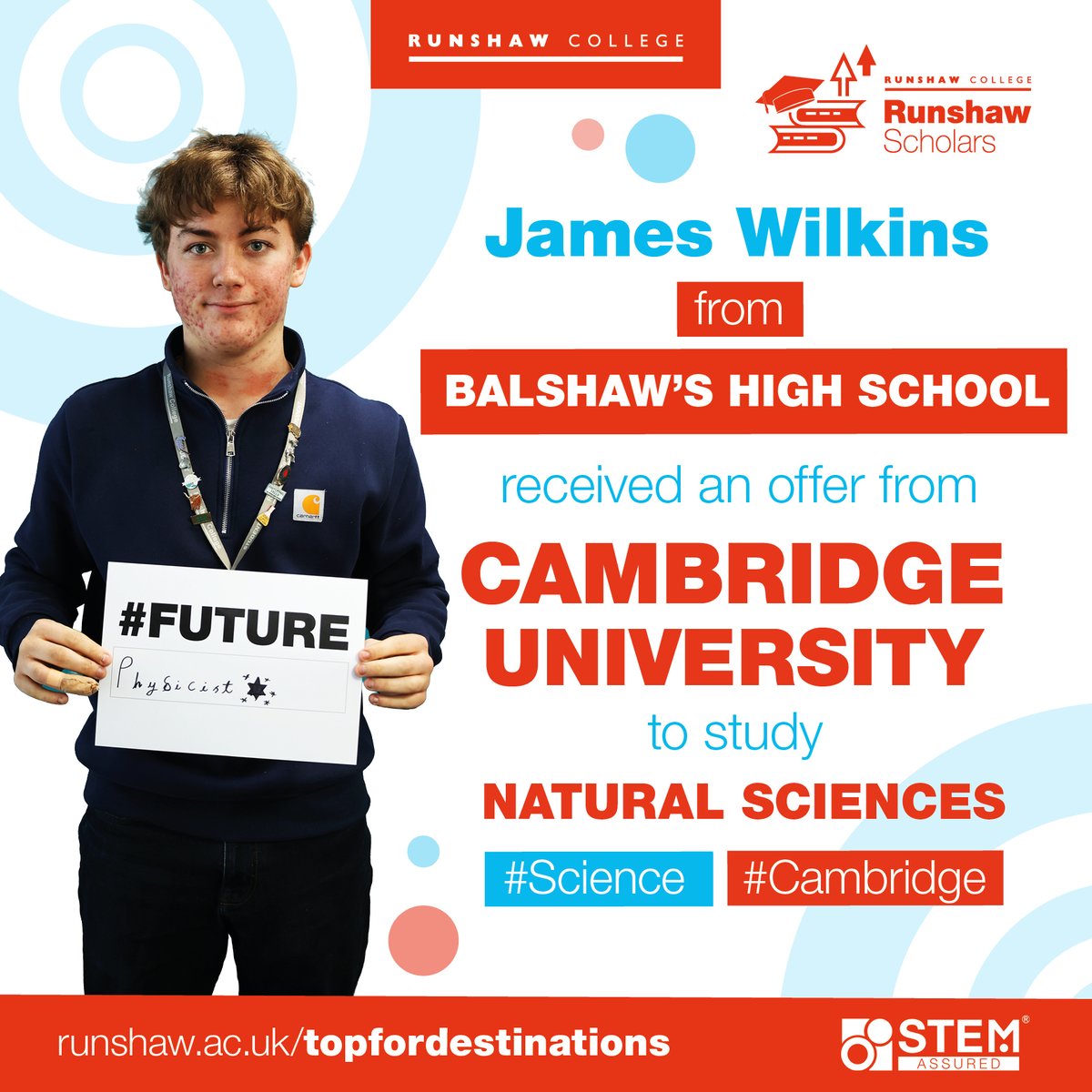 Runshaw College tweet media