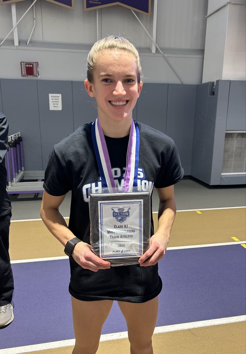 FCSDSports's tweet image. Congratulations to Savanna as she was named MVP of the Class A1 @SecVAthletics #indoor track/field championships! @FCSDtweets